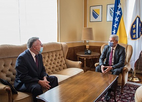 O sastanku Ambasadora Rusije u BiH Igora Kalabuhova s članom Predsjedništva BiH Šefikom Džaferovićem
