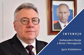 Mir, dijalog, uvažavanje prava konstitutivnih naroda u Bosni i Hercegovini na slobodno samoopredjeljenje na osnovu Dejtonskog mirovnog sporazuma ključne su teze intervjua Ambasadora Rusije u BiH Igora Kalabuhova za BHRT