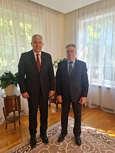 O susretu Veleposlanika Rusije u Bosni i Hercegovini Igora Kalabuhova s zamjenikom Predsjedatelja Doma naroda Parlamentarne skupštine Bosne i Hercegovine Draganom Čovićem