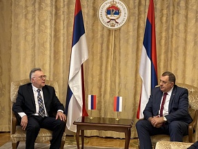 O sastanku Ambasadora Rusije u BiH Igora Kalabuhova sа Predsjedavajućim Predsjedništva BiH Miloradom Dodikom