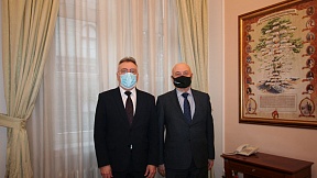 O sastanku Ambasadora Rusije u BiH Igora Kalabuhova sa Predsjednikom Ustavnog suda BiH Matom Tadićem