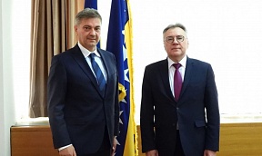 O sastanku Ambasadora Rusije u BiH Igora Kalabuhova s zamjenikom Predsjedavajućeg Predstavničkog doma Parlamentarne skupštine Bosne i Hercegovine Denisom Zvizdićem