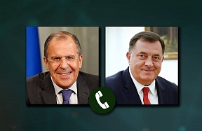 O telefonskom razgovoru Ministra inostranih poslova Ruske Federacije Sergeja Lavrova i Predsjedavajućeg Predsjedništva Bosne i Hercegovine Milorada Dodika
