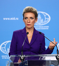 Komentar zvaničnog predstavnika Ministarstva vanjskih poslova Rusije Marije Zaharove u vezi sa rezultatima glasanja u Savjetu bezbjednosti UN-a o nacrtu rezolucije o Visokom predstavniku za Bosnu i Hercegovinu